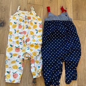 Old Navy 12-18 month romper, babyGap 6-12month